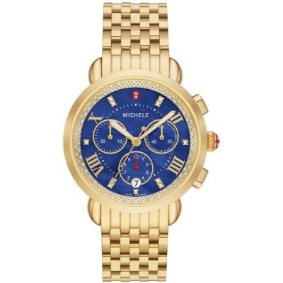 Sport Sail Chronograph Quartz Diamond Blue Dial Watch