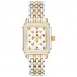 Deco Fleur Two-Tone Stainless Steel & Multi-dia Bracelet Watch-1