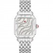 Limited Edition Deco Three-Hand Diamond Stainless Steel Watch-1