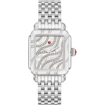 Limited Edition Deco Three-Hand Diamond Stainless Steel Watch