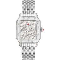 Limited Edition Deco Three-Hand Diamond Stainless Steel Watch