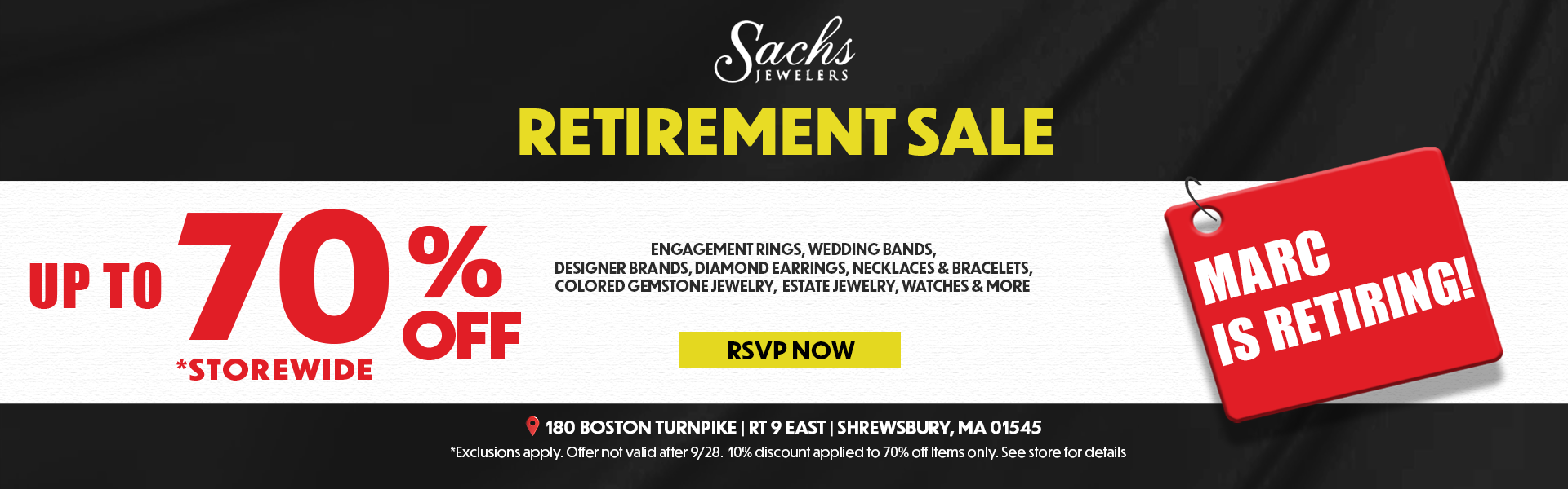 Marc's Retirement Sale