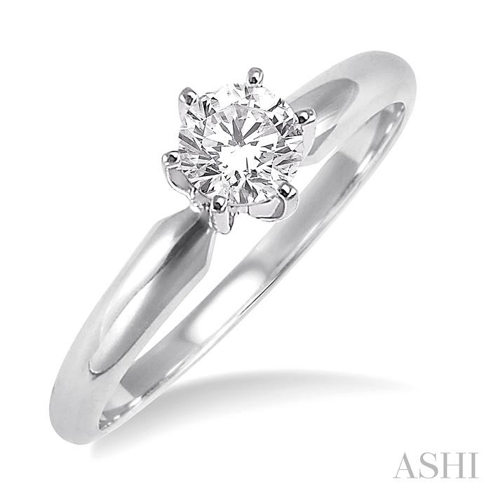 Round Shape Diamond Solitaire Ring