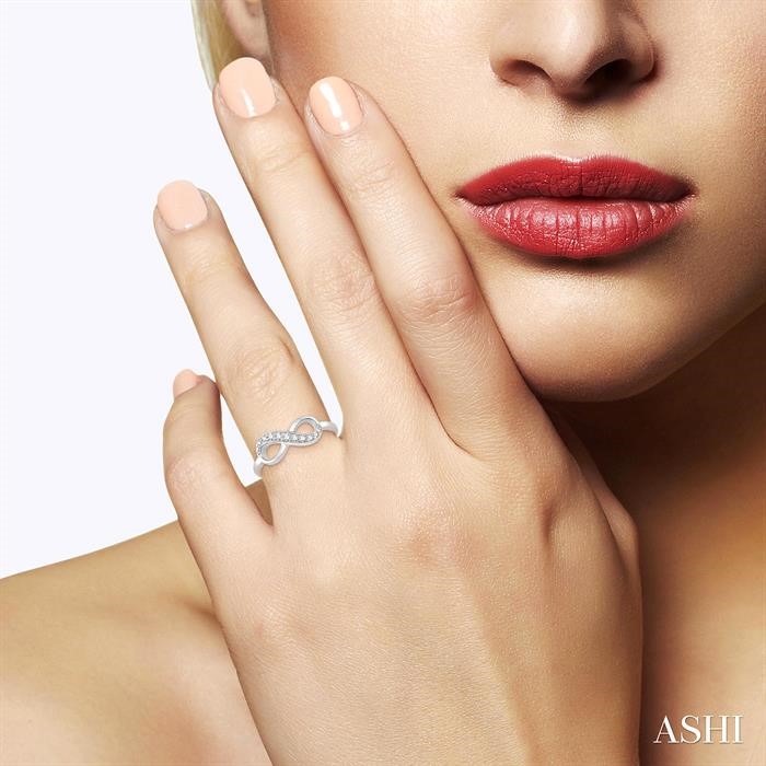 Infinity Petite Diamond Fashion Ring-4